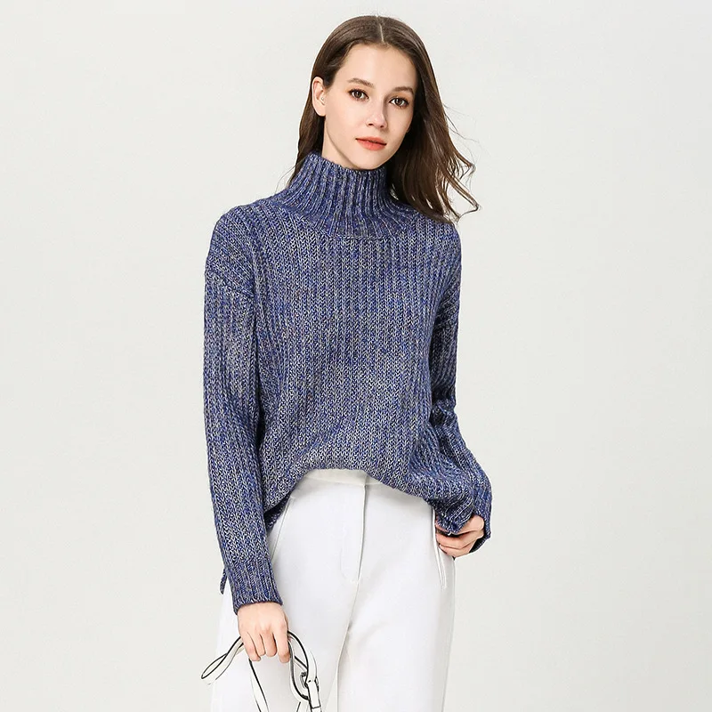 Mohair blends sweater demen spring pullove damen 2019 new turtleneck split fork thick sweater feminino pullover women 1892 Mohair blends sweater demen spring pullove damen 2019 new turtleneck split fork thick sweater feminino pullover women 1892