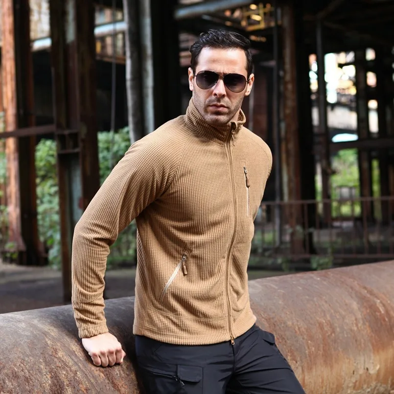 Tactical Military Warm Fleece Hiking Camping Jackets Man Spring Autumn