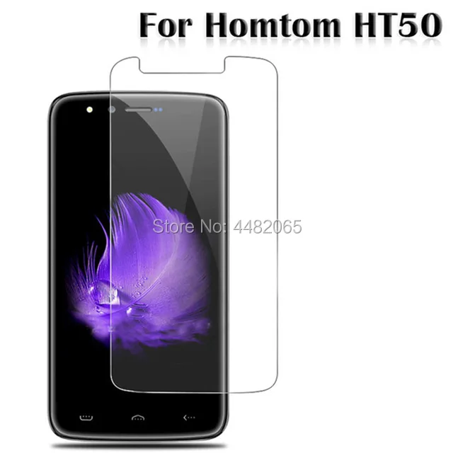 Защитное стекло 9 H 2.5D закаленное для защиты экрана пленка защита Homtom Ht50|Защитные