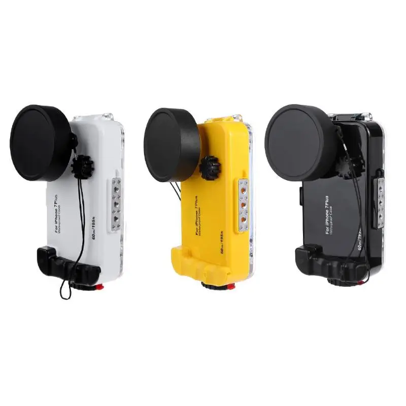 

60m/196.85ft Underwater IPX8 Waterproof Diving Cover Case for iPhone 7plus