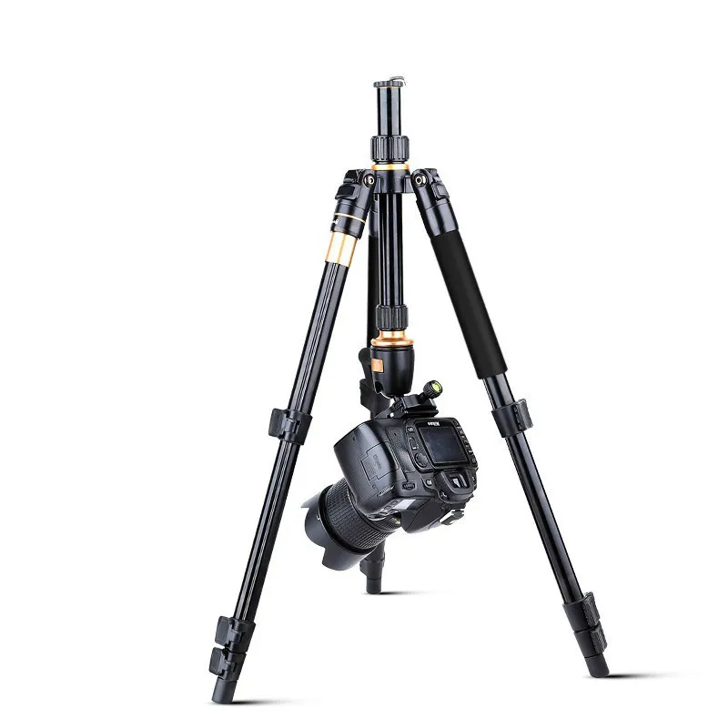 

Q555 Professional Tripod Aluminum Alloy Flexible Camera Tripod Stand Camera Video Monopod Extendable Quick Release Plate Stand
