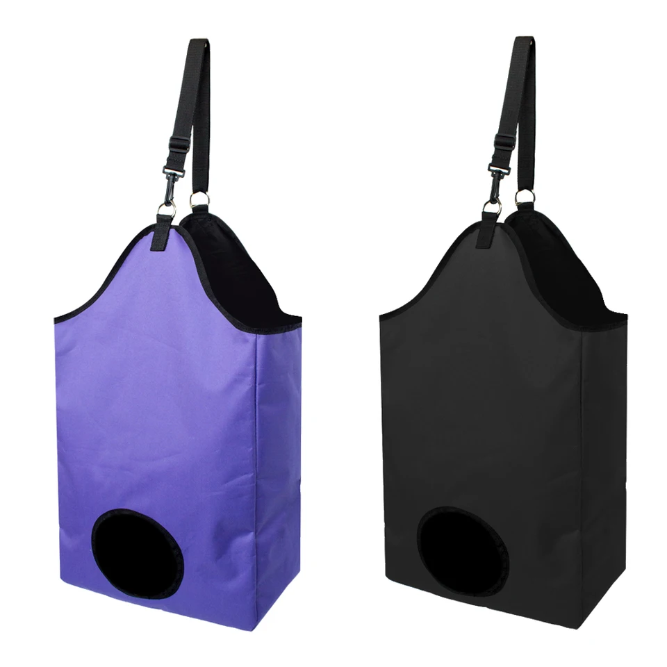 Slow Feed Hay Bag Haylage Storage Feeder Pouch Tote Outdoor Horse