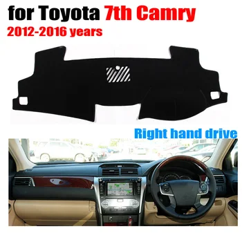 

Car dashboard cover mat for TOYOTA 7th CAMRY 2012-2016 years Right hand drive dashmat pad dash mat covers dashboard accessories