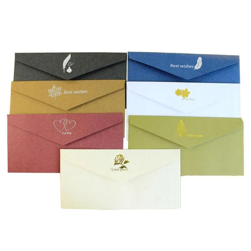 

VODOOL 5pcs Letter Envelope Creative Solid Color Printing Paper Envelopes Students Letter Stationery for Card Scrapbooking Gift