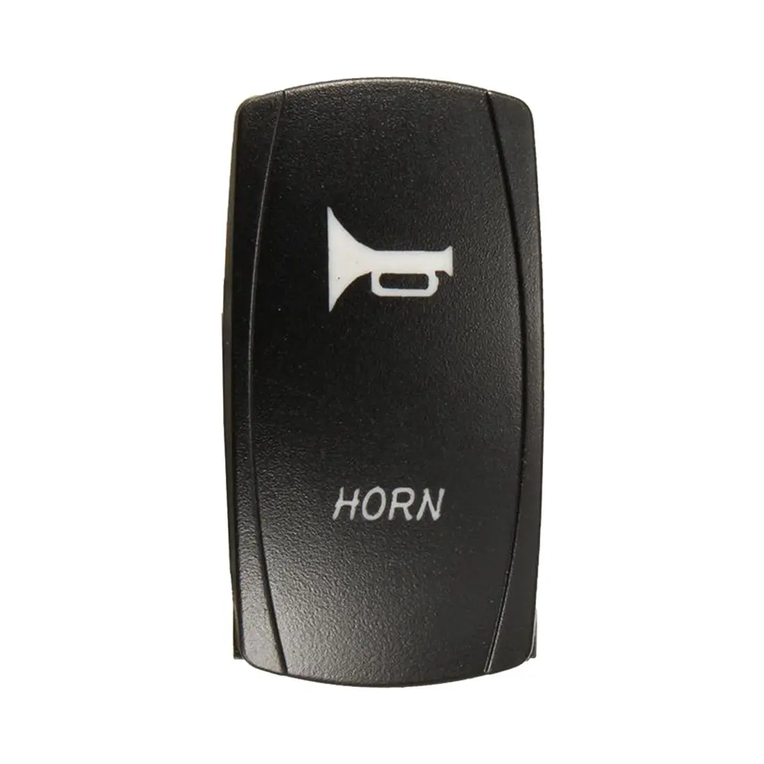 

New-Momentary Car Boat Marine LED Light Horn Bell Laser Rocker Switch 12V 24V green