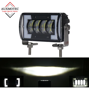 

5" 24W Led Light Bar Wide Fog Spot Light Battern Barra Led Driving Work Lightbar 12V 24V Front Grille Offroad SUV ATV Motorcycle