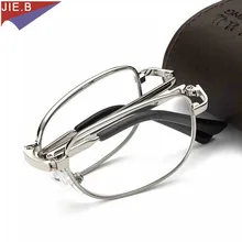 Модные складные очки для чтения, мужские и женские очки для дальнозоркости, высококачественные складные очки для чтения с половинной оправой 1,5 2,0 2,5 3