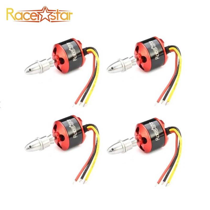 

1/4PCS Racerstar BR2212 1400KV 2-4S Brushless Motor For RC Airplane Quadcopter FPV Drone Multicopter RC Parts Multirotor Accs