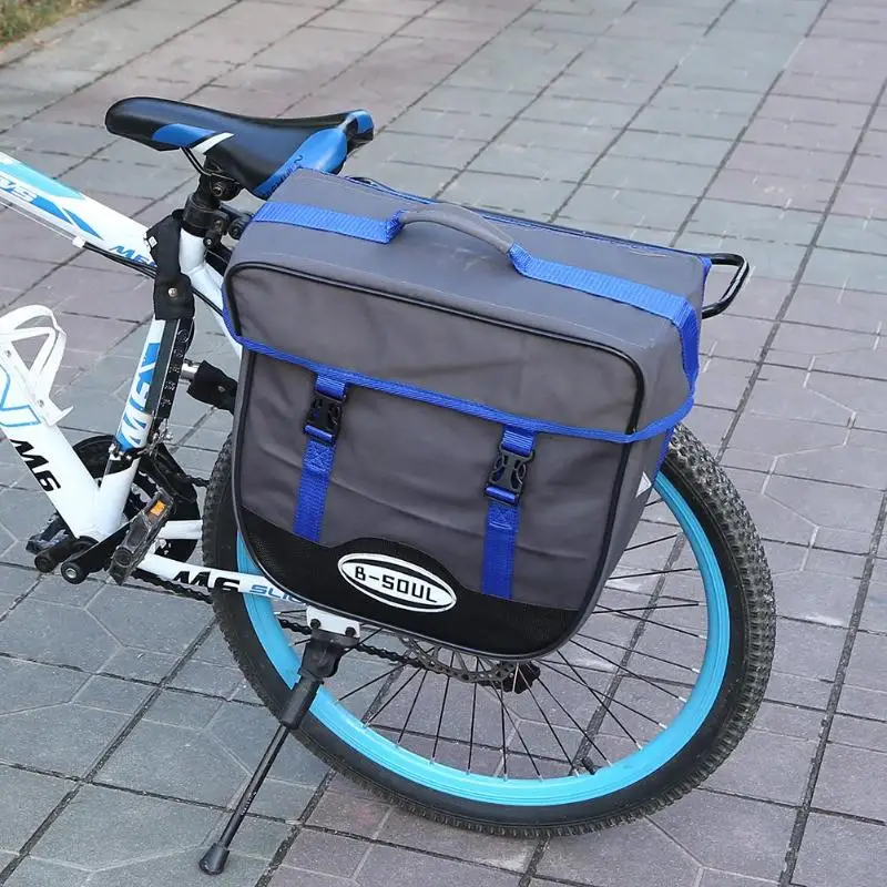 

50L Cycling Rack Carrier Bags Double Side Mountain Bike Rear Bag Waterproof MTB Road Bicycle Cycling Tail Seat Trunk Bag