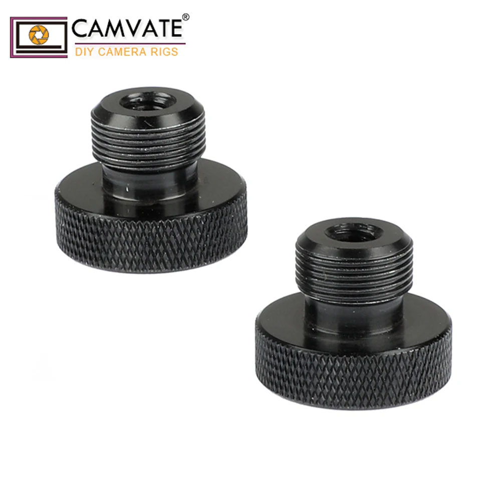 2 шт. винты для микрофона CAMVATE 1/4 20 разъемов на 5/8 27 разъемов|Аксессуары фотостудии|