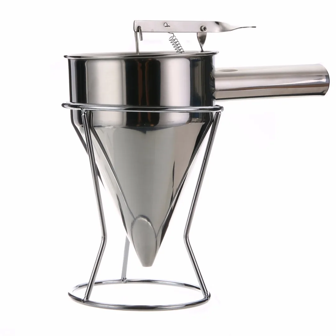 Distributore ed imbuto per dolci in acciaio INOX .
