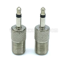 Коннектор JX 2шт РЧ коаксиальный адаптер F до 3,5 мм-2 коннектор F гнездовой до 3,5 мм-2 Штекерный разъем для fm-антенны