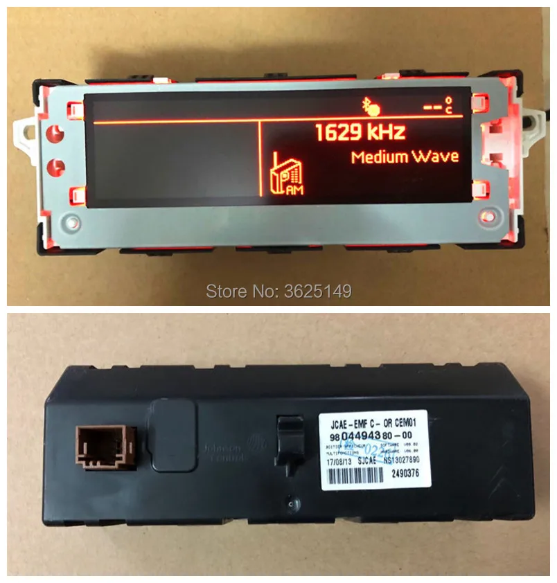 Горячая Распродажа! Оригинальный Автомобильный красный экран USB Bluetooth дисплей 5