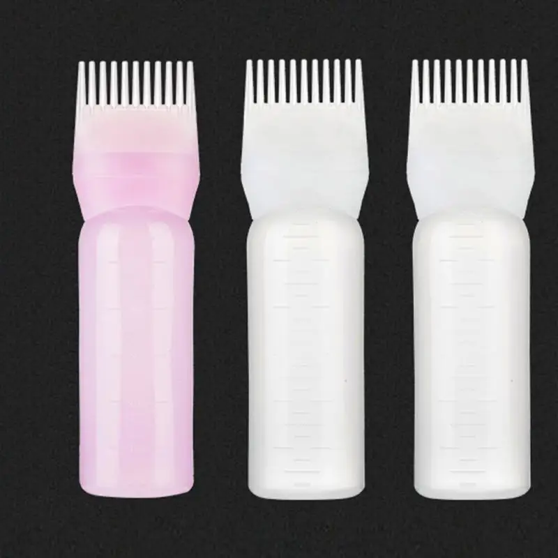 

Coloring Bottle Styling Applicator Empty Comb Brush Dispensing Hair Dy #914 New