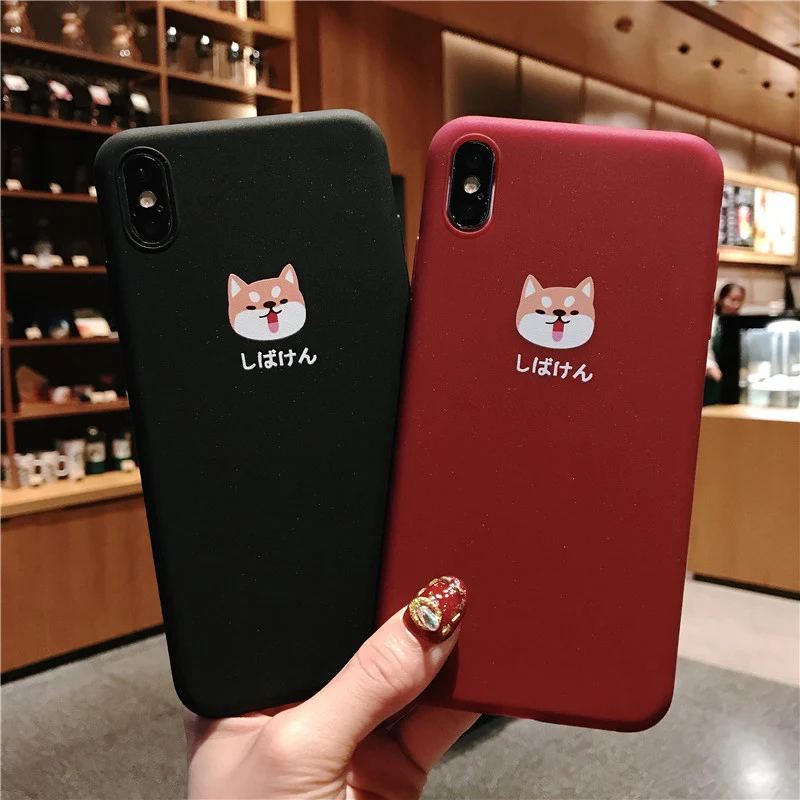 Lovebay الهاتف حقيبة لهاتف أي فون 6 6 7 8 زائد X XR ثانية XS ماكس الأزياء لطيف الكرتون شبعا اينو الكلب لينة TPU ل فون X جراب هاتف أكياس Lovebay الهاتف حقيبة لهاتف أي فون 6 6 7 8 زائد X XR ثانية XS ماكس الأزياء لطيف الكرتون شبعا اينو الكلب لينة TPU ل فون X جراب هاتف أكياس