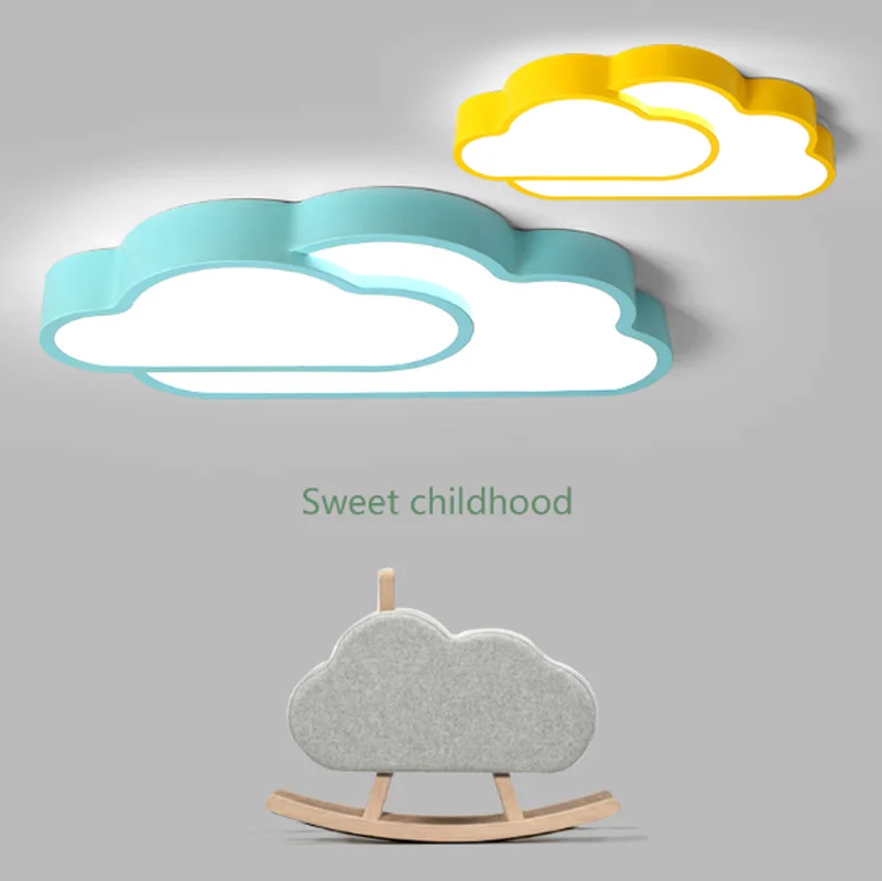 New Lovely Sweety Cloud Creative Ceiling Light For Children's Room Colorful Lamps Bedroom Home Lighting DHL Free | Лампы и