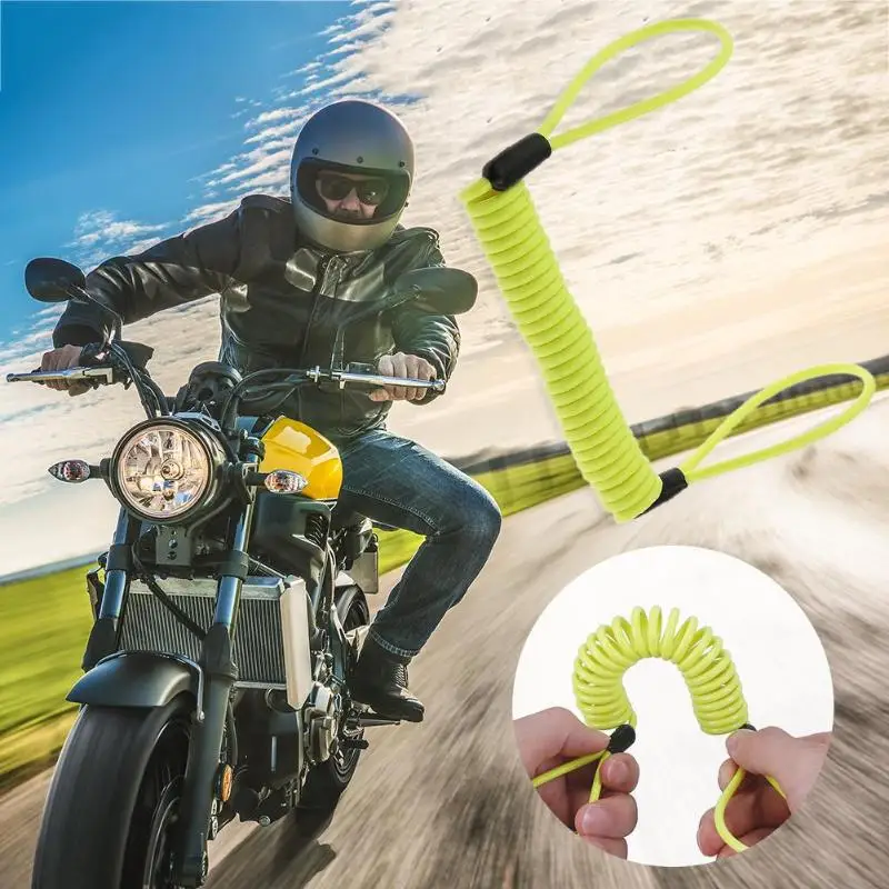 

Anti-theft Protection Security Reminder Motorbike Helmet Lock Motorcycle Rope Bicycle Scooter Disc Lock Steel Wire Cable Locks