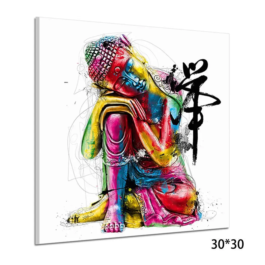 

Zen Buddha Pattern Canvas Oil Painting Wall Art Picture buddha pattern canvas oil painting. Home Flat Decor