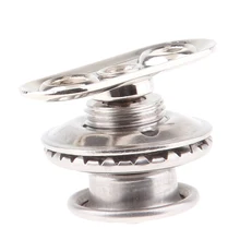 Лодка холст защелки, 5/16 дюйма Диаметр, 316 нержавеющая сталь холст кнопка поворота медь хром с 5/8 дюйма Винт