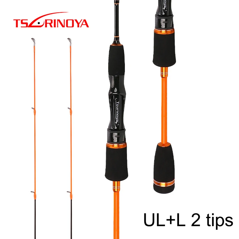 

TSURINOYA Spinning Rod JOY TOGETHER 562UL/LS 1.68m 2 TIP Ultralight 82g Carbon Carp Spinning 0.6-6g 2-8LB Trout Fishing Rod