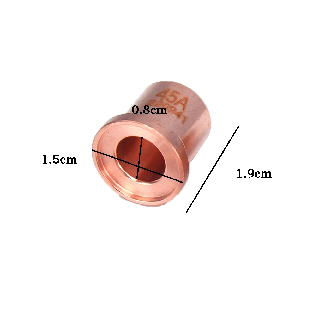 5Pcs Plasma Cutter Kit Red Copper Nozzles Consumables Consumable Nozzle For Cutting Welders Torch PMX 45XP 5Pcs Plasma Cutter Kit Red Copper Nozzles Consumables Consumable Nozzle For Cutting Welders Torch PMX 45XP
