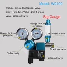

6models Aquarium CO2 Regulator Check Valve Bubble Counter Magnetic Solenoid New