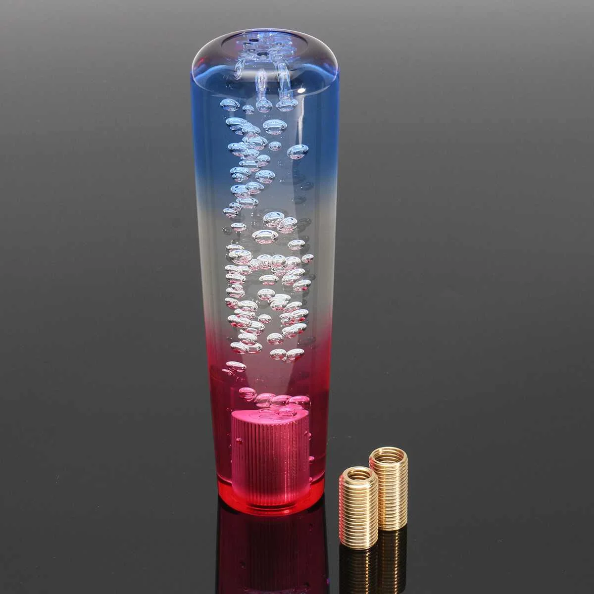 

Universal Car 150mm Bubble Styling Manual Shift Lever Gear Knob Red White Blue