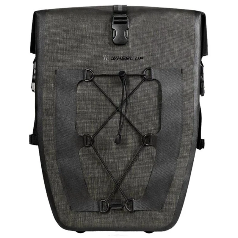 

WHeeL UP 27L Waterproof Mountain Bike Rear Rack Bag Tail Seat Trunk Pannier Bag Large Capacity Bicycle Rear Carrier Bags
