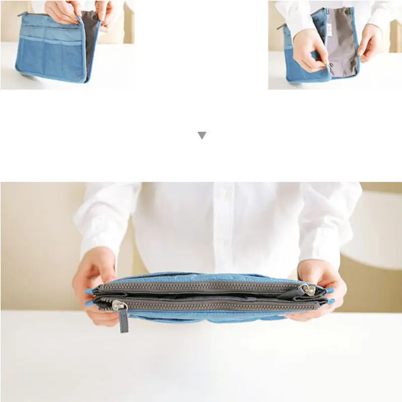 Purse Organizer Insert Women Travel Handbag Large Liner Cosmetic
