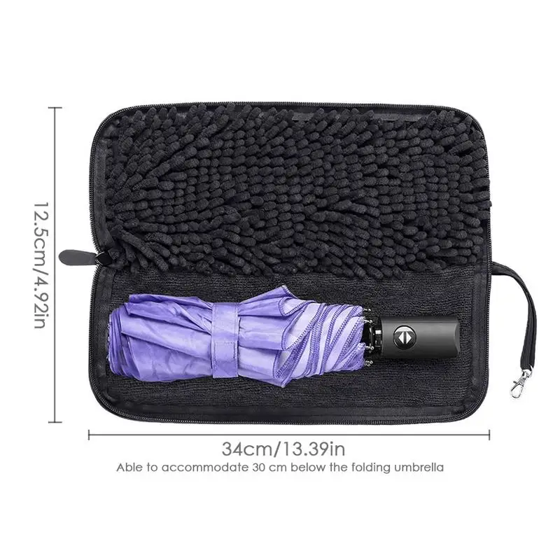 Water Absorbent Umbrella Bag Ultrafine Fiber Umbrella Cover Umbrella Cleaning Cloth Waterproof Case Portable Travel Accessories
