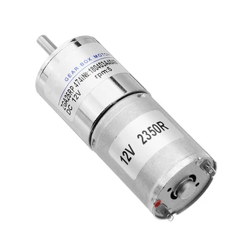

1Pcs ZGA25RP 12V 5RPM Reduction Motor DC Gear Motor Low Speed High Torque Metal 4mm Output Shaft for Electrical Equipment