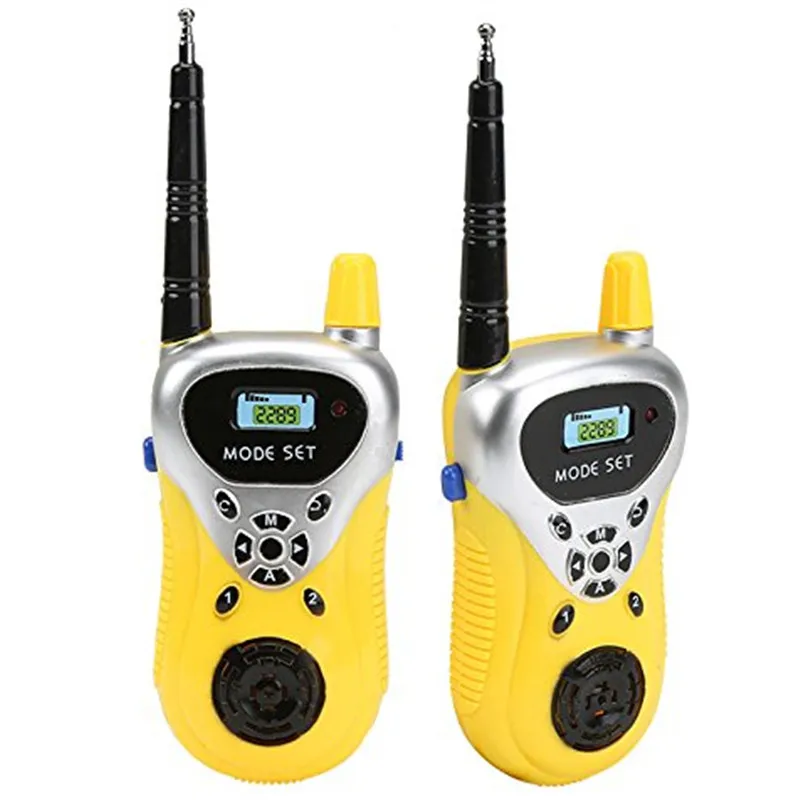 2PCS Mini Electronic Walkie Talkie Professional Kids Radio