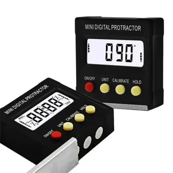 

Cube Inclinometer Angle Gauge Meter Digital LCD Protractor Electronic Level Box Screen Protectors