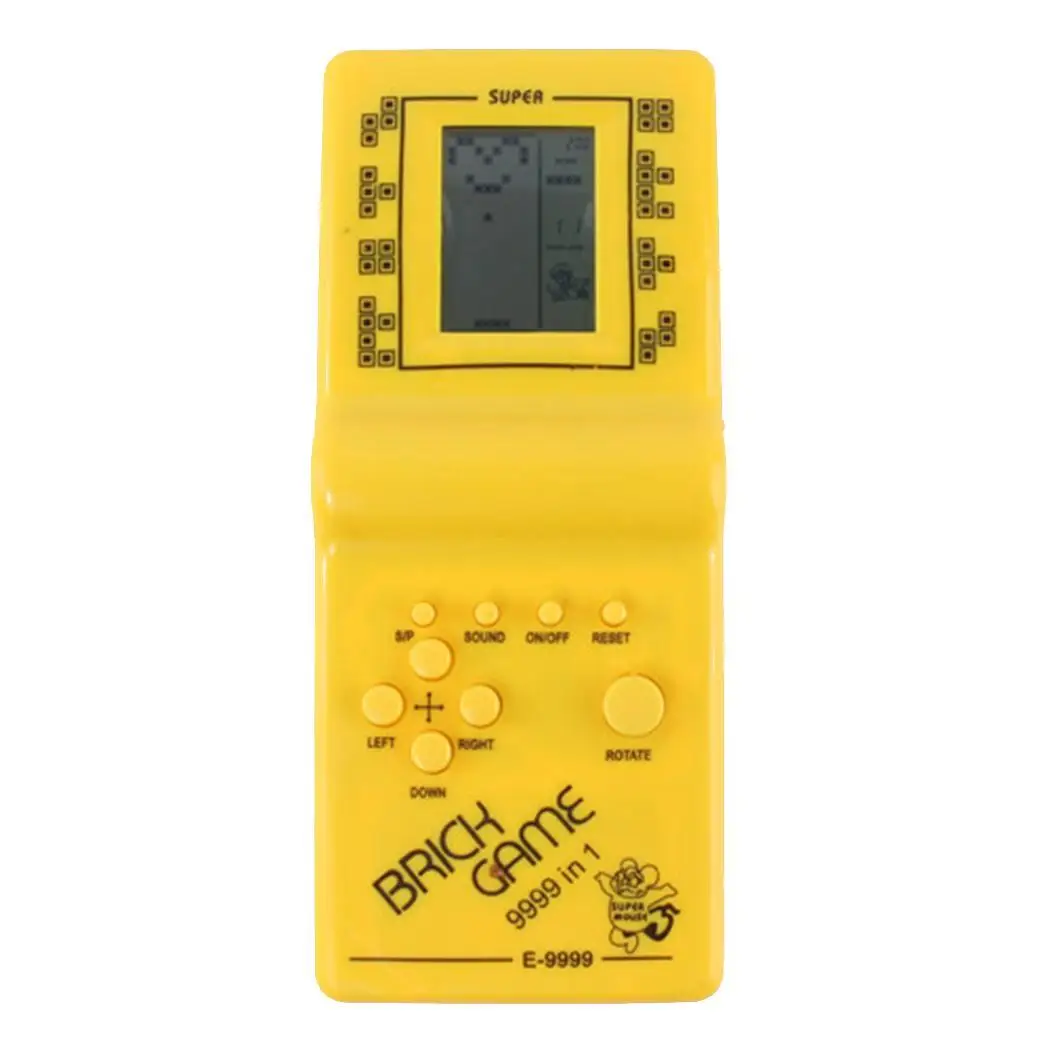 

Kids Electronic Dazzling Handheld LCD Tetris Game > 5 Years Console Toy Educational Toys