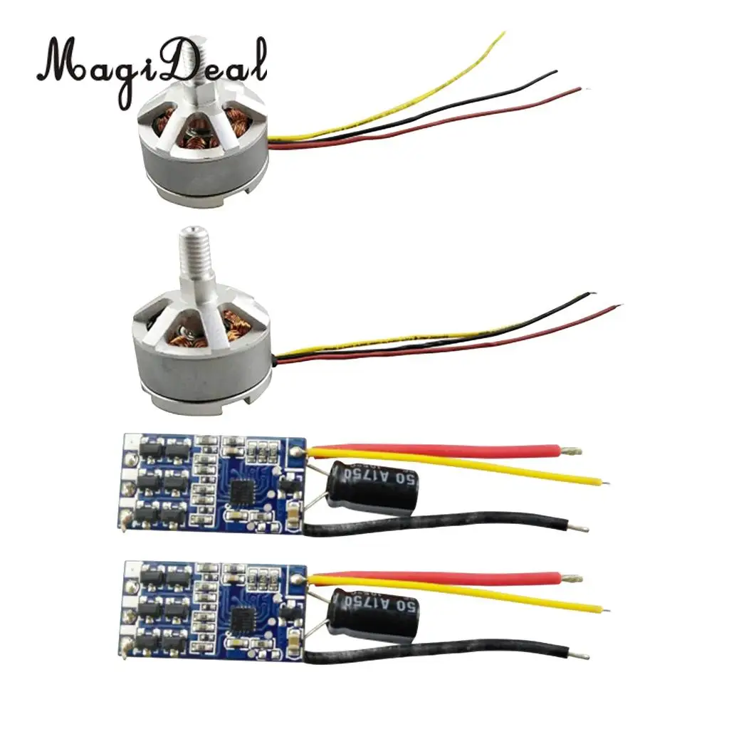 

RC Drone Motors & ESC Replacement for MJX Bugs 2 B2 Bug2W B2W F18 D80 Quadcopter Upgrade Parts