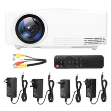 HD 1080 P светодиодный проектор умный дом театр HDMI домашний мультимедийный проектор 2200Lm для Android 6,0 1080 светодиодный hd-проектор Рождество