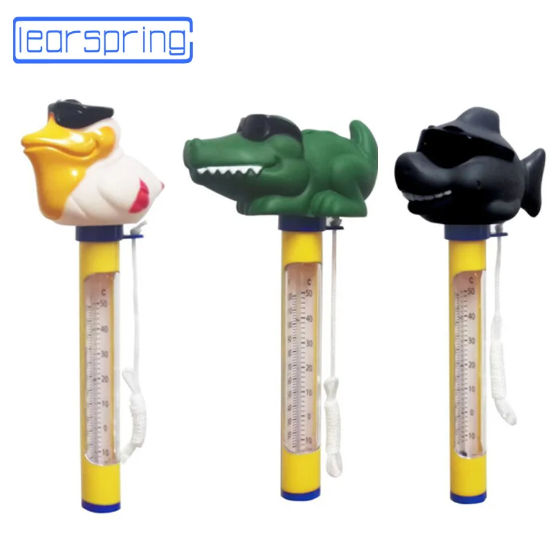 

Floating Tester Water Swimming Pool Bath Spa Hot Tub Temperature Thermometer With String Celsius and Fahrenheit Thermometer
