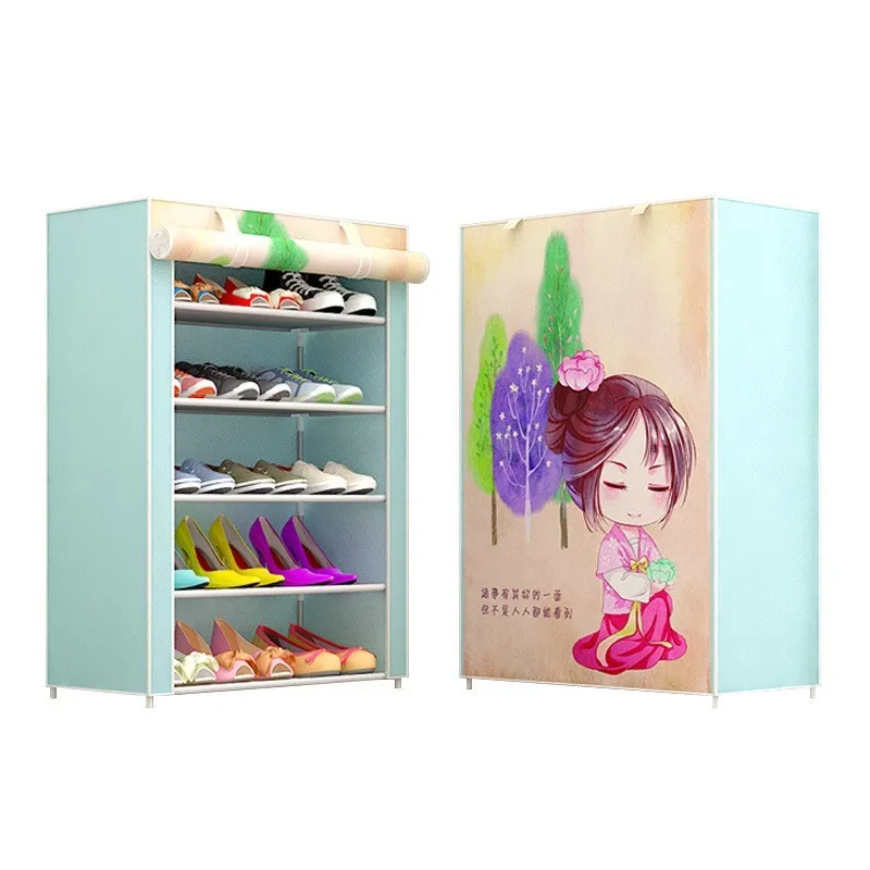 Multi-layer Waterproof Metal Shoe Cabinet Organizer Storage Bench Minimalist Shoebox Living Room Furniture Stand For Footwear