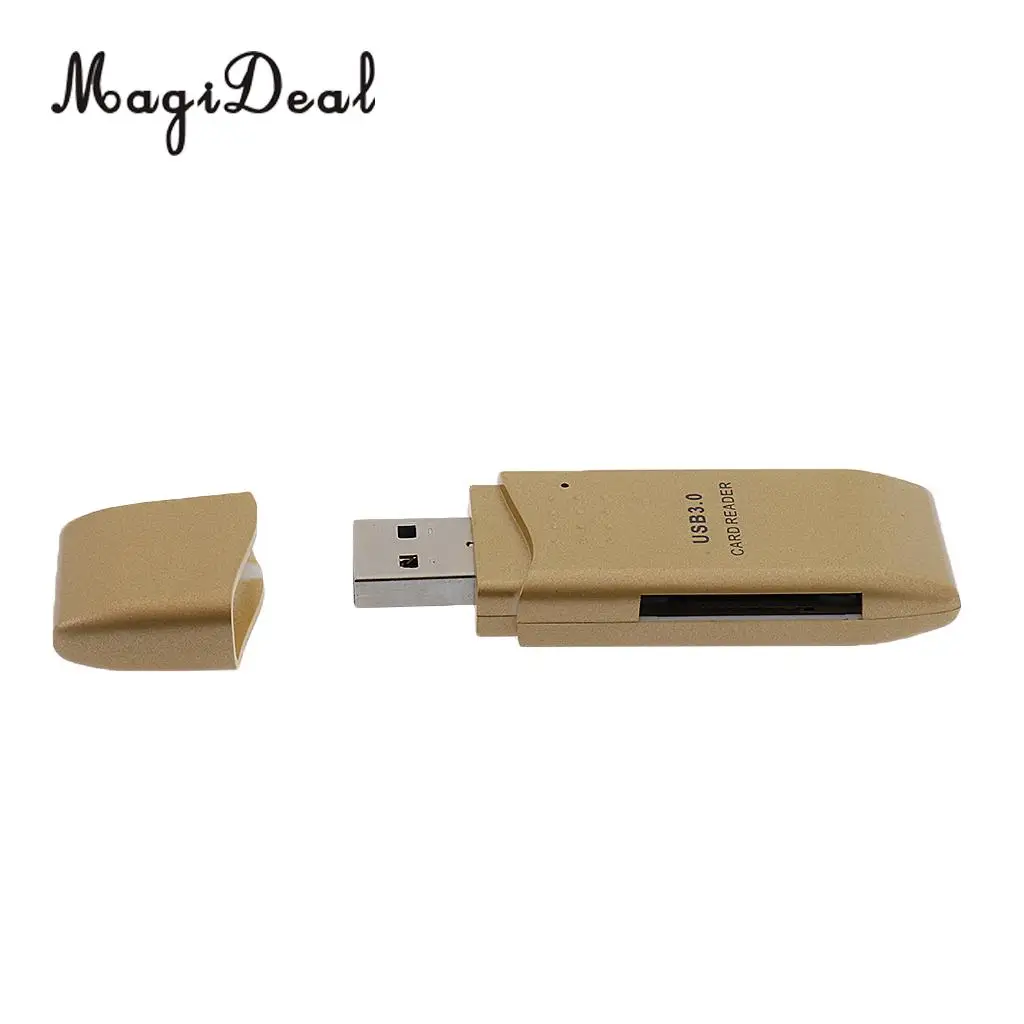 5 Гбит/с Быстрый USB 3 0 Все в 1 Mocro SD TF SDXC флэш памяти кард ридер золото|Картридеры| |