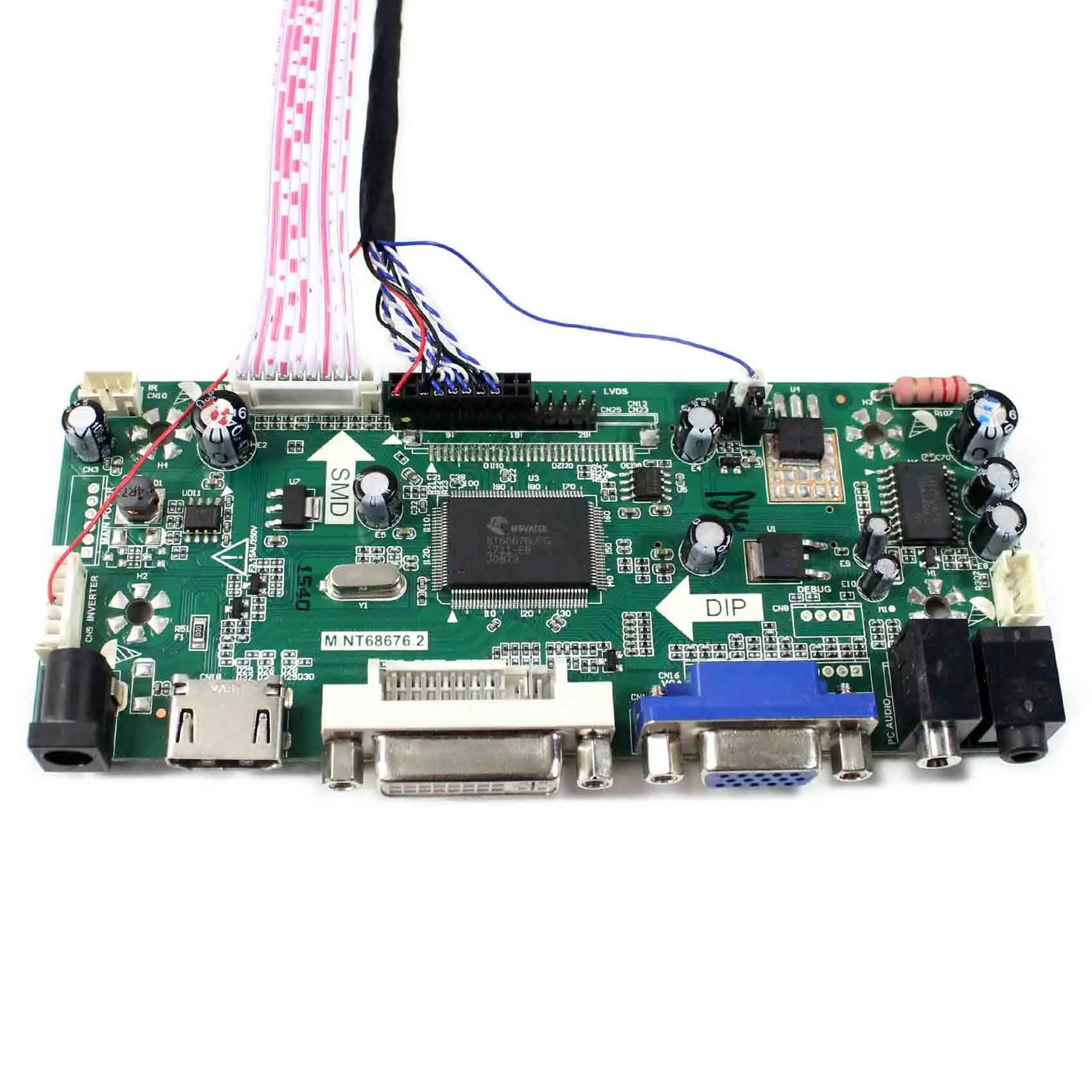 Соединитель LVDS с резистивной сенсорной панелью 8 9 дюйма 40 контактов 1024x600 LTN098NT01