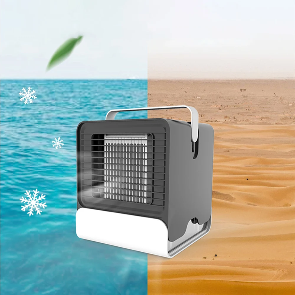 

Mini USB Small Cooling Fan Air Cooler Negative Ion Air Conditioning Fan Suitable For Summmer Ventilation Dormitory Office Use