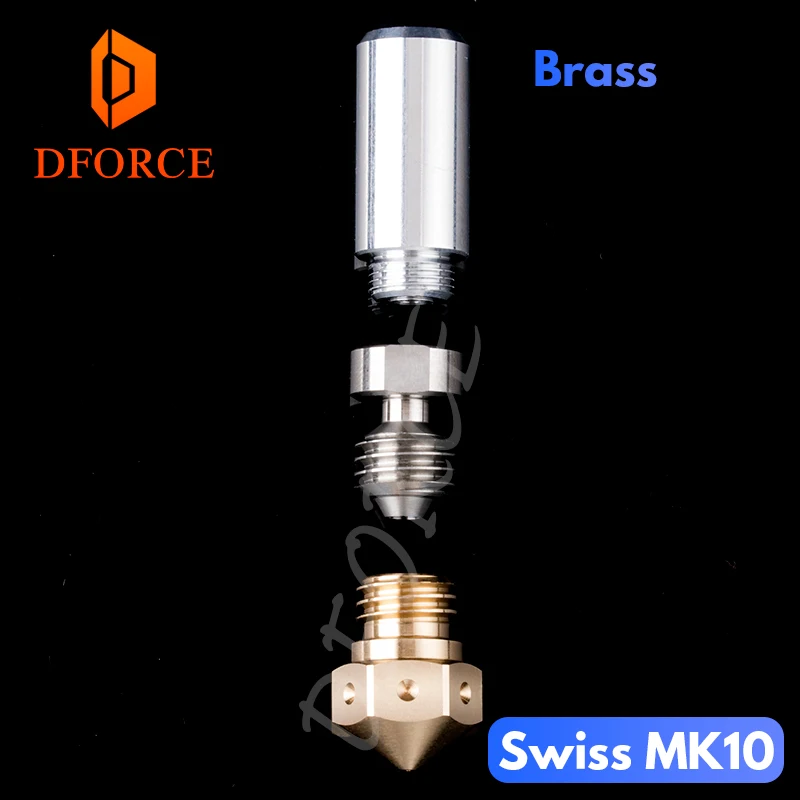 Комплект для 3D-принтера Micro Swiss MK10 полностью металлический комплект горячего