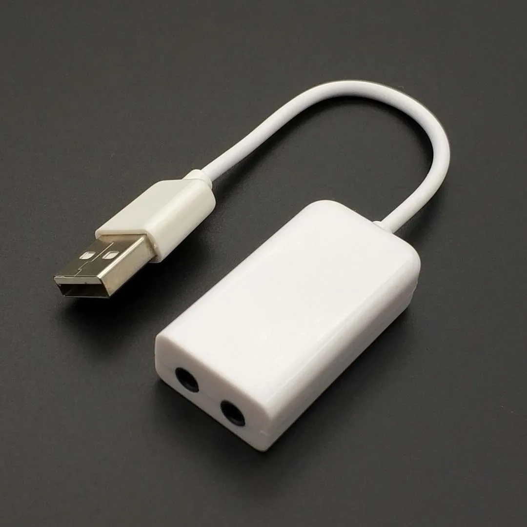Внешняя USB Аудио Звуковая карта адаптер 7 1 виртуальный канал с кабелем микрофон 3 5