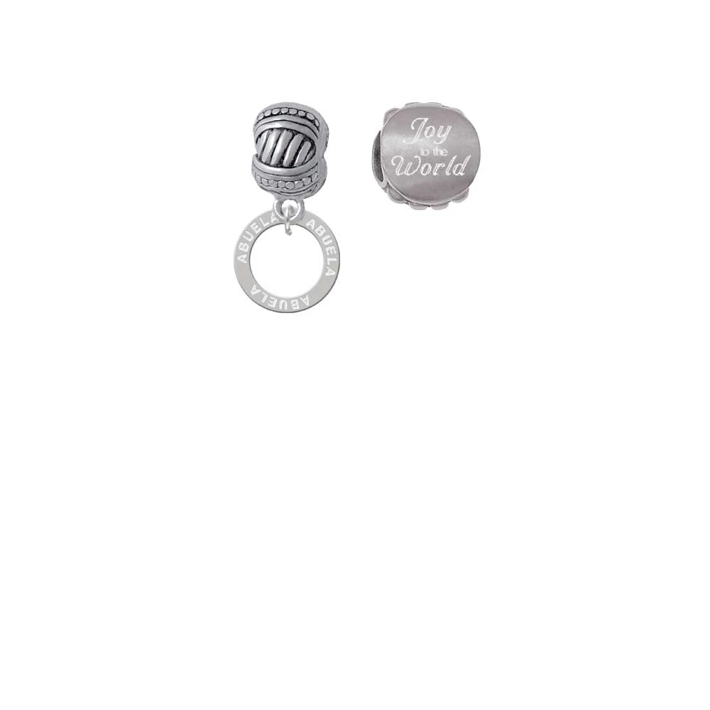 Abuela Eternity Ring Joy to the World Charm Beads (набор из 2) |
