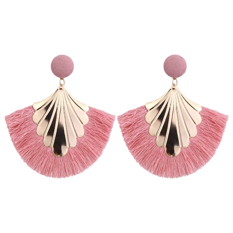 

Bohemian big Fringe Tassel earings 2019 for women statement fashion jewelry luxury boho brincos vintage grandes Large wedding