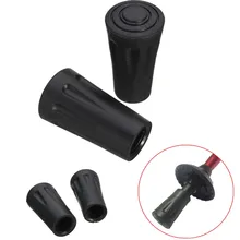 2 шт. трость полюс резиновый наконечник для пешего туризма протектор палка для восхождения Замена наконечники насадка на костыль резиновые палки Замена