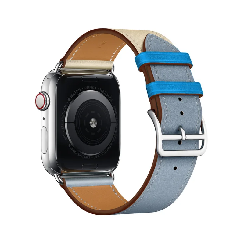 Ремешок для наручных часов Apple Watch Series 4 браслет из натуральной кожи 2 3 38 мм 40 44