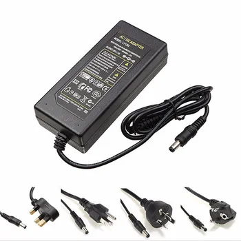 

CLAITE 100-240V AC to DC Power Adapter Supply Charger Adapter 12V 5A 60W US/AU/EU/UK Plug for LED Strip