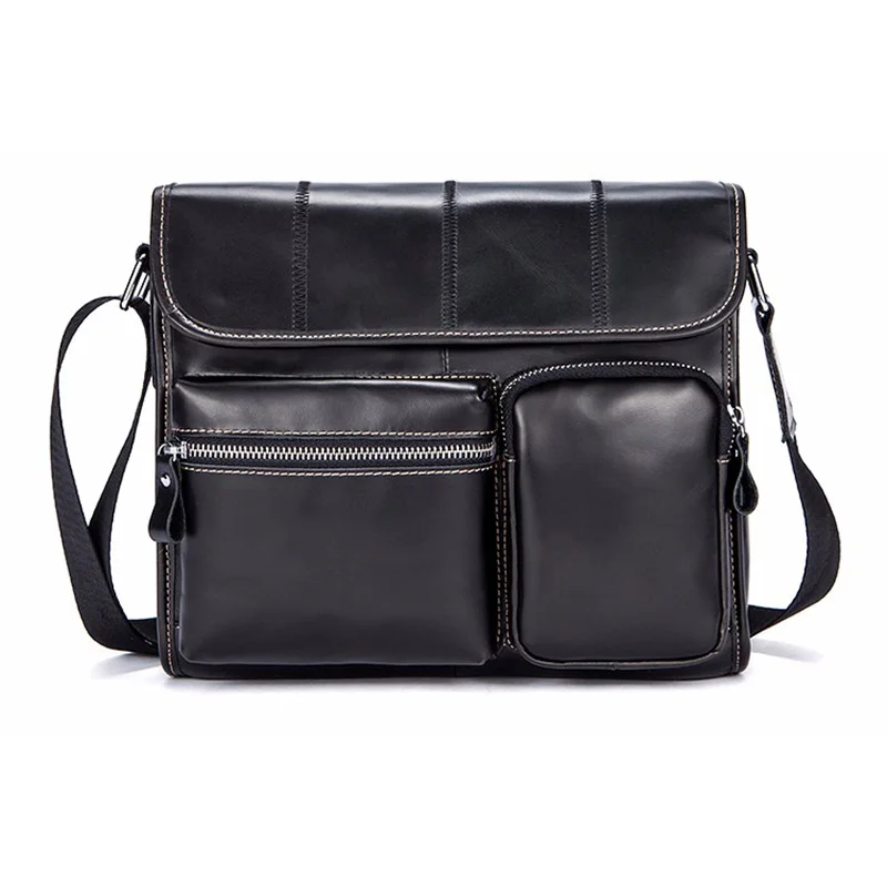 

ABDB-Mva Leather Shoulder Bag Vintage Messenger Bag Cross Section Flap Messenger Bag Large-Capacity Shoulder Bag