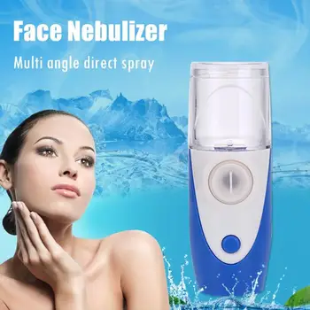 

Handheld Portable Micro Mesh Ultrasonic Atomizer Facial Steamer Nebulizer Mist Asthma Inhaler Humidifier Beauty Instrument Spray
